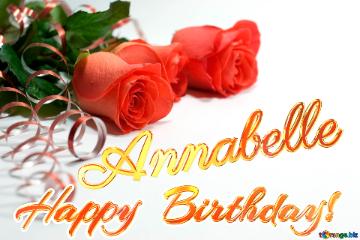 Happy  Birthday! Annabelle 