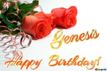 Happy  Birthday! Genesis 