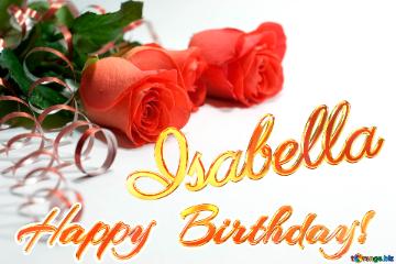   Birthday  Isabella 
