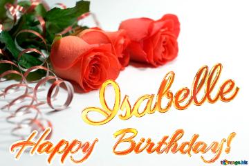 Happy  Birthday! Isabelle 