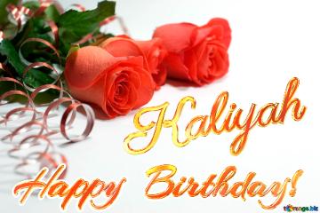Happy  Birthday! Kaliyah 