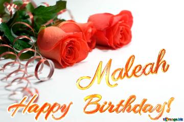   Birthday  Maleah 