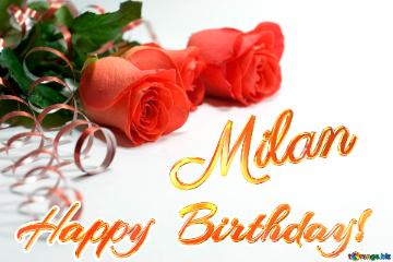 Happy  Birthday! Milan 