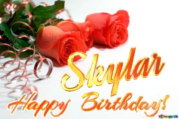 Happy  Birthday! Skylar 