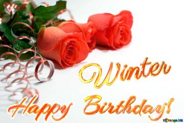 Happy  Birthday! Winter 