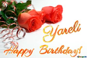 Happy  Birthday! Yareli 