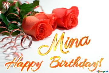 Mina Happy  Birthday! 
