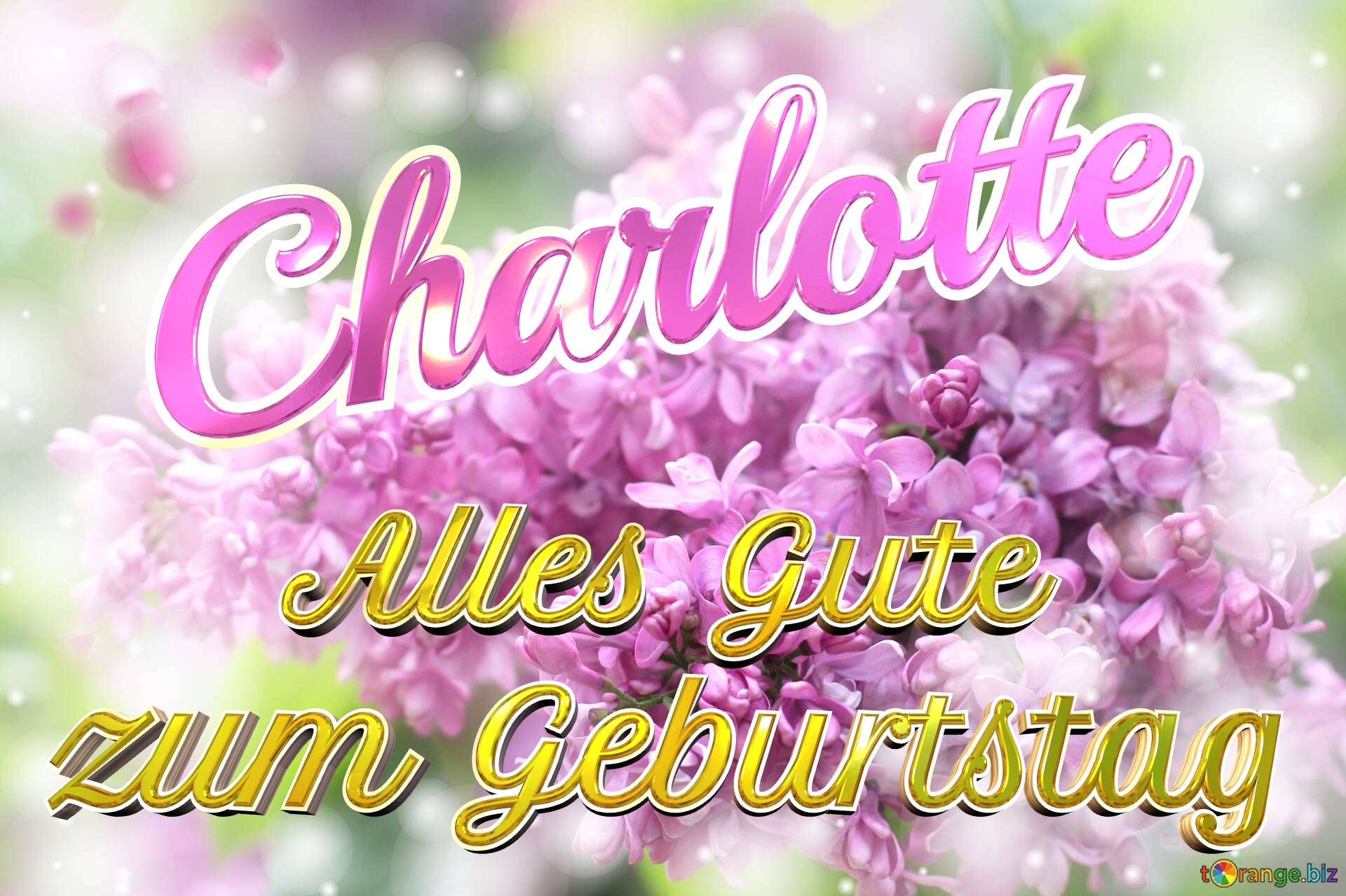     Alles Gute  zum Geburtstag Charlotte  Lilac №0