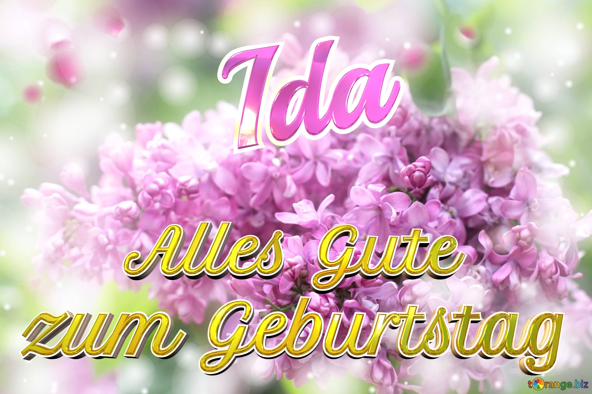     Alles Gute  zum Geburtstag Ida  Lilac №0