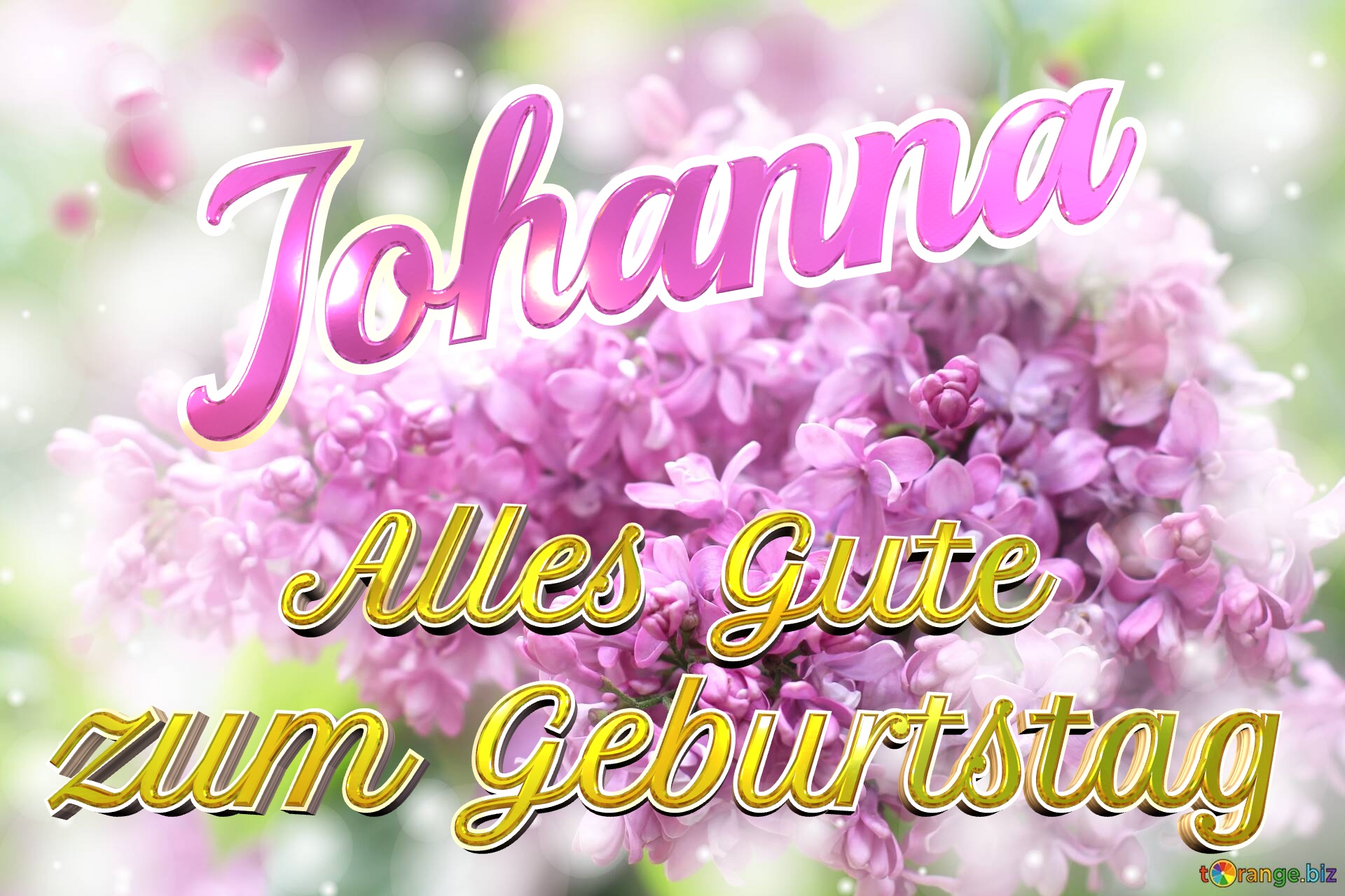     Alles Gute  zum Geburtstag Johanna  Lilac №0