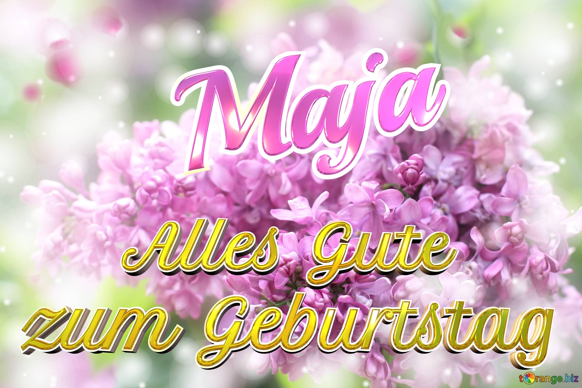     Alles Gute  zum Geburtstag Maja  Lilac №0