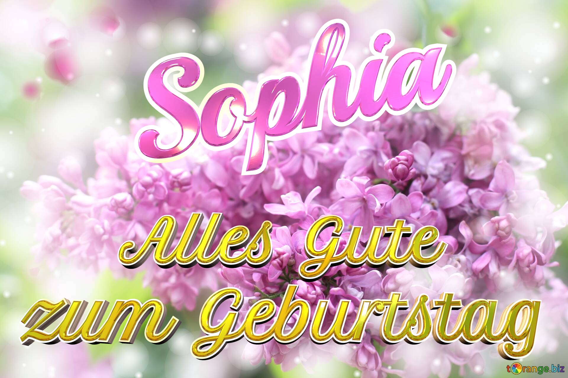    Alles Gute  zum Geburtstag Sophia  Lilac №0