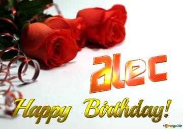 Alec   Birthday   Wishes Background