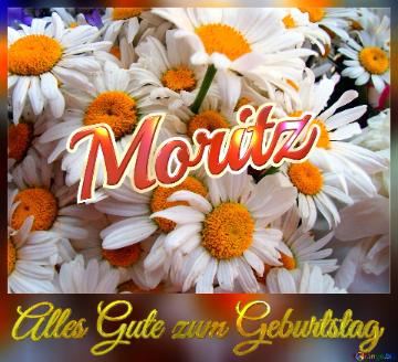 Alles Gute Zum Geburtstag Moritz  Das Ist Ein Gänseblümchen.