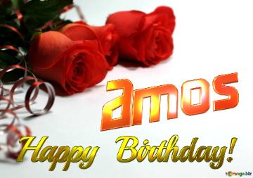 Amos   Birthday   Wishes Background