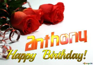 Anthony   Birthday   Wishes Background