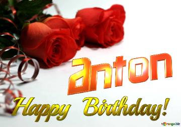 Anton   Birthday   Wishes Background