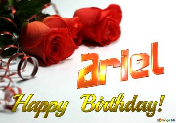 Ariel   Birthday   Wishes Background
