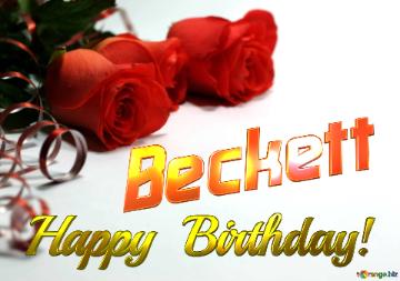 Beckett   Birthday   Wishes Background