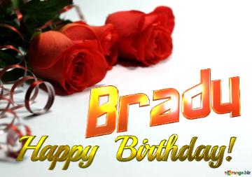 Brady   Birthday   Wishes Background