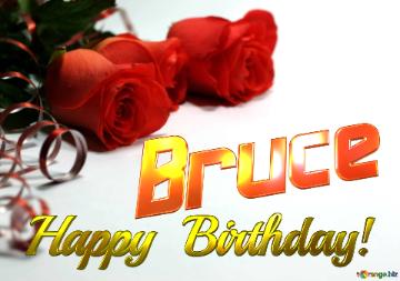 Bruce   Birthday   Wishes Background