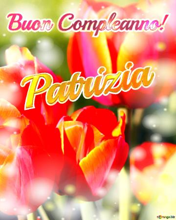 Buon Compleanno! Patrizia  La Bellezza Dei Tulipani è Un Richiamo Alla Bellezza Della Vita, Auguri ...