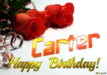 Carter   Birthday   Wishes Background