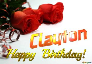 Clayton   Birthday   Wishes Background