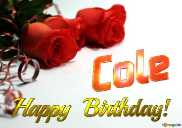 Cole   Birthday   Wishes Background
