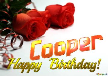 Cooper   Birthday   Wishes Background