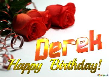 Derek Happy  Birthday! 