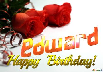 Edward   Birthday   Wishes Background
