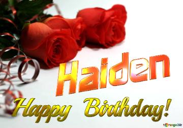 Haiden   Birthday   Wishes Background
