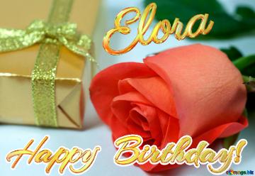 Happy  Birthday! Elora  Gift  At  Anniversary