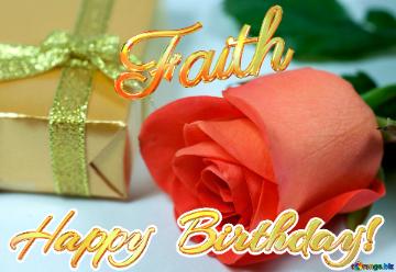 Happy  Birthday! Faith  Gift  At  Anniversary