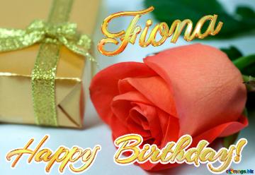 Happy  Birthday! Fiona  Gift  At  Anniversary