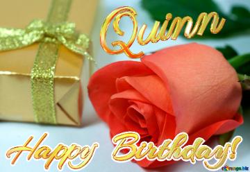 Happy  Birthday! Quinn  Gift  At  Anniversary