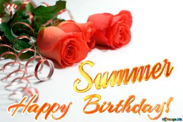 Happy  Birthday! Summer 