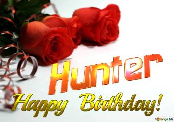 Hunter   Birthday   Wishes Background