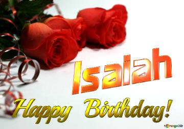 Isaiah   Birthday   Wishes Background