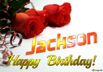 Jackson   Birthday   Wishes Background