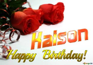 Kaison   Birthday   Wishes Background