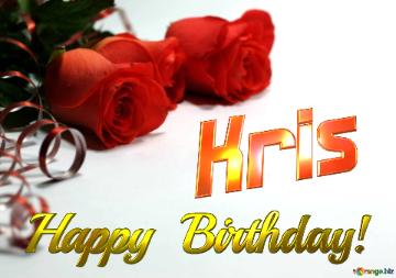 Kris   Birthday   Wishes Background