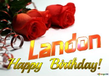Landon   Birthday   Wishes Background