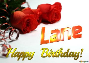 Lane   Birthday  