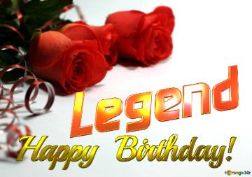 Legend   Birthday   Wishes Background