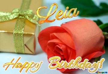 Leia Happy  Birthday!  Gift  At  Anniversary