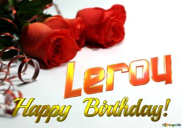 Leroy   Birthday   Wishes Background