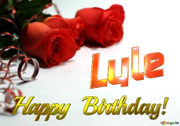 Lyle   Birthday   Wishes Background