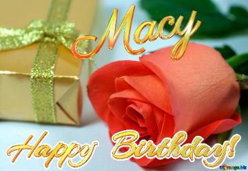 Macy Happy  Birthday! 